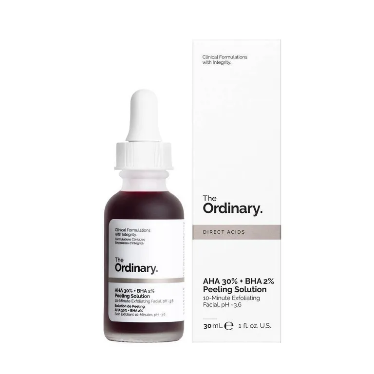 Solution de Peeling AHA 30% + BHA 2%.
